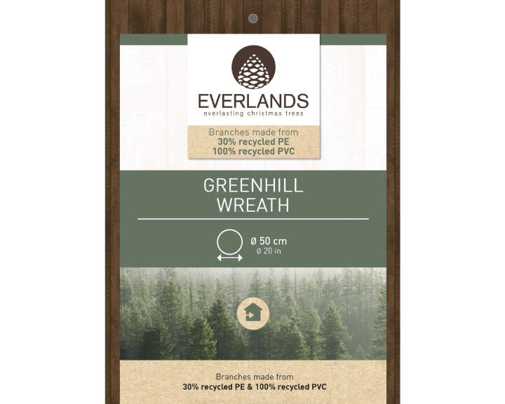 EVERLANDS Weihnachtskranz Greenhill